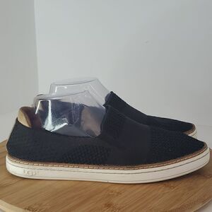 UGG Sammy Black Hyper-Weave Women's Slip on Sneakers Size 8